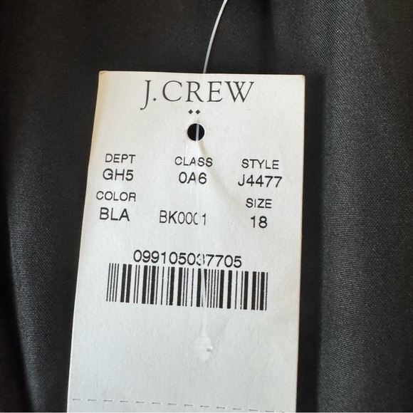 NWT J Crew 18 Classic Work Blazer For Women Black Two Buttons - Picture 4 of 6